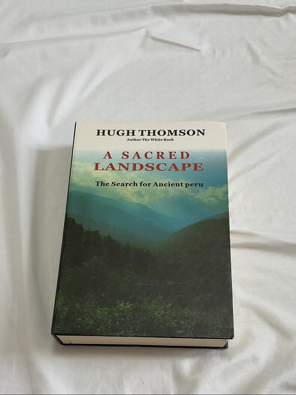 Amazon Hardcover Book - Blue Green Cover with Red Title Text